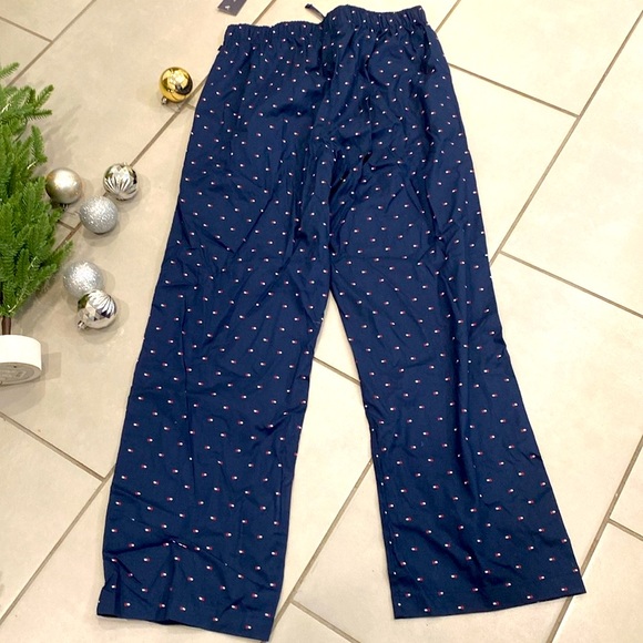 NWT Tommy Hilfiger pajama bottoms dark navy $42 size medium - Picture 2 of 8